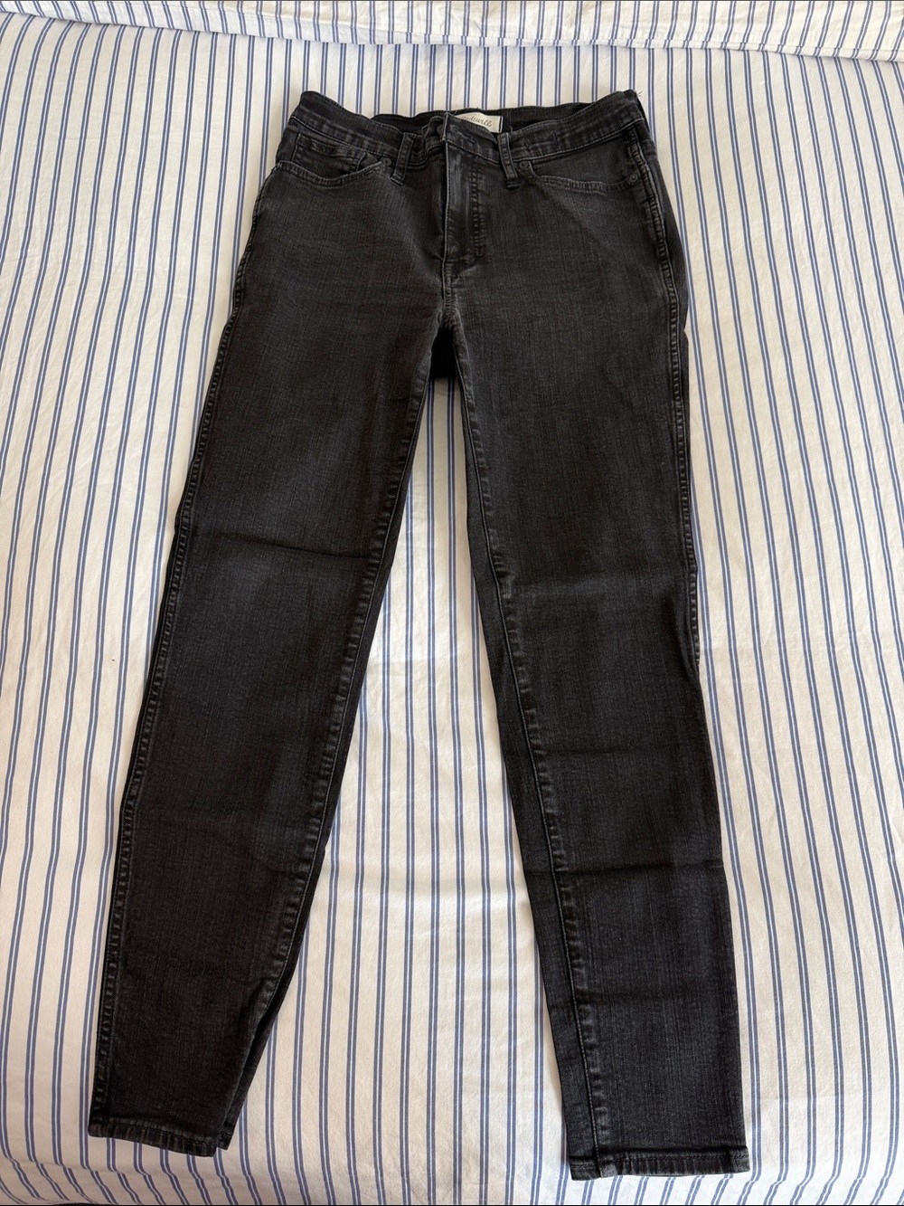 Madewell Women's Black 10” High-Rise Skinny Jeans
